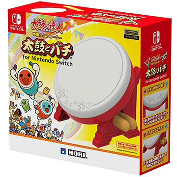 ［Switch］太鼓の達人専用コントローラー「太鼓とバチ」　タタコン