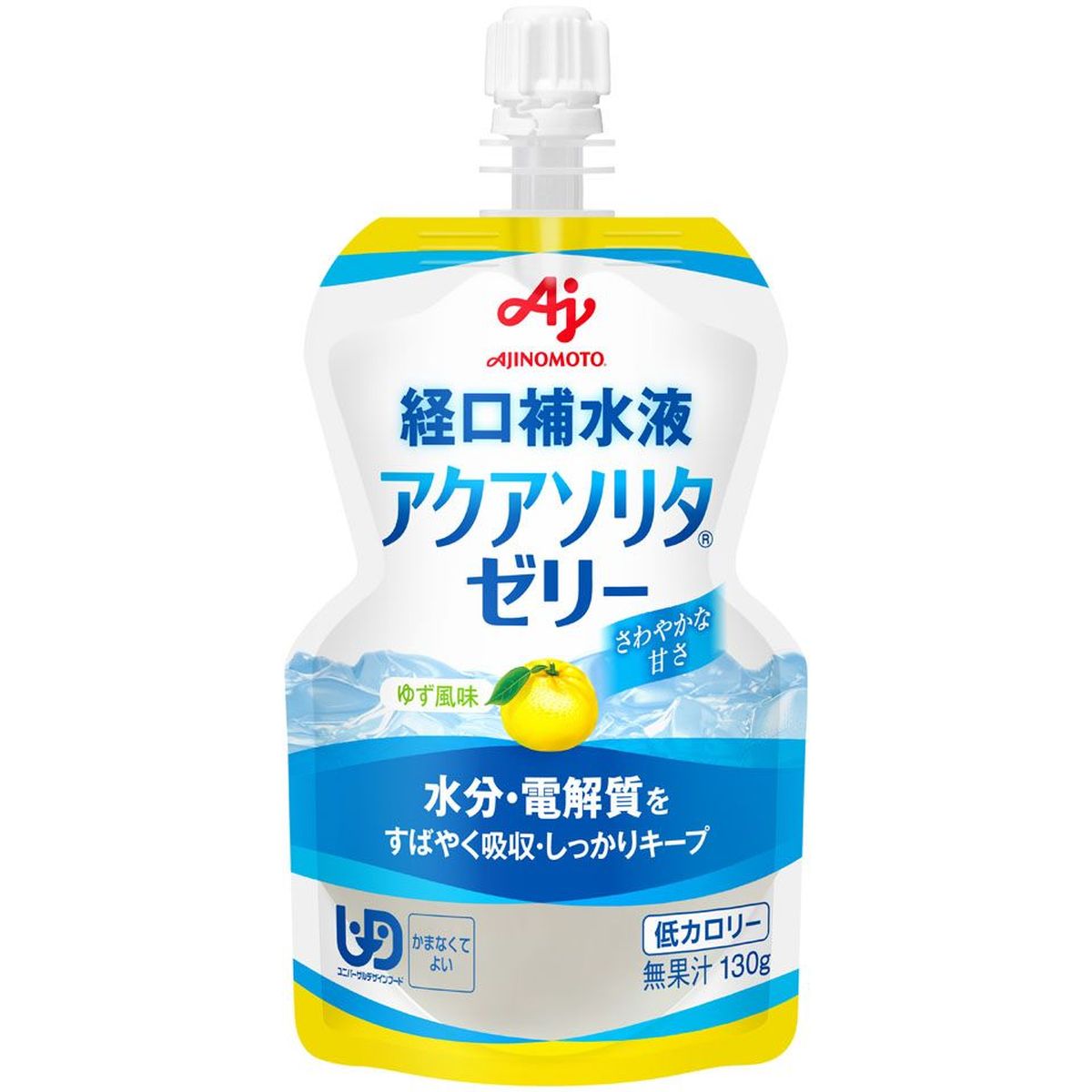 【30個入リ】味ノ素 アクアソリタゼリー ユズ風味 130g