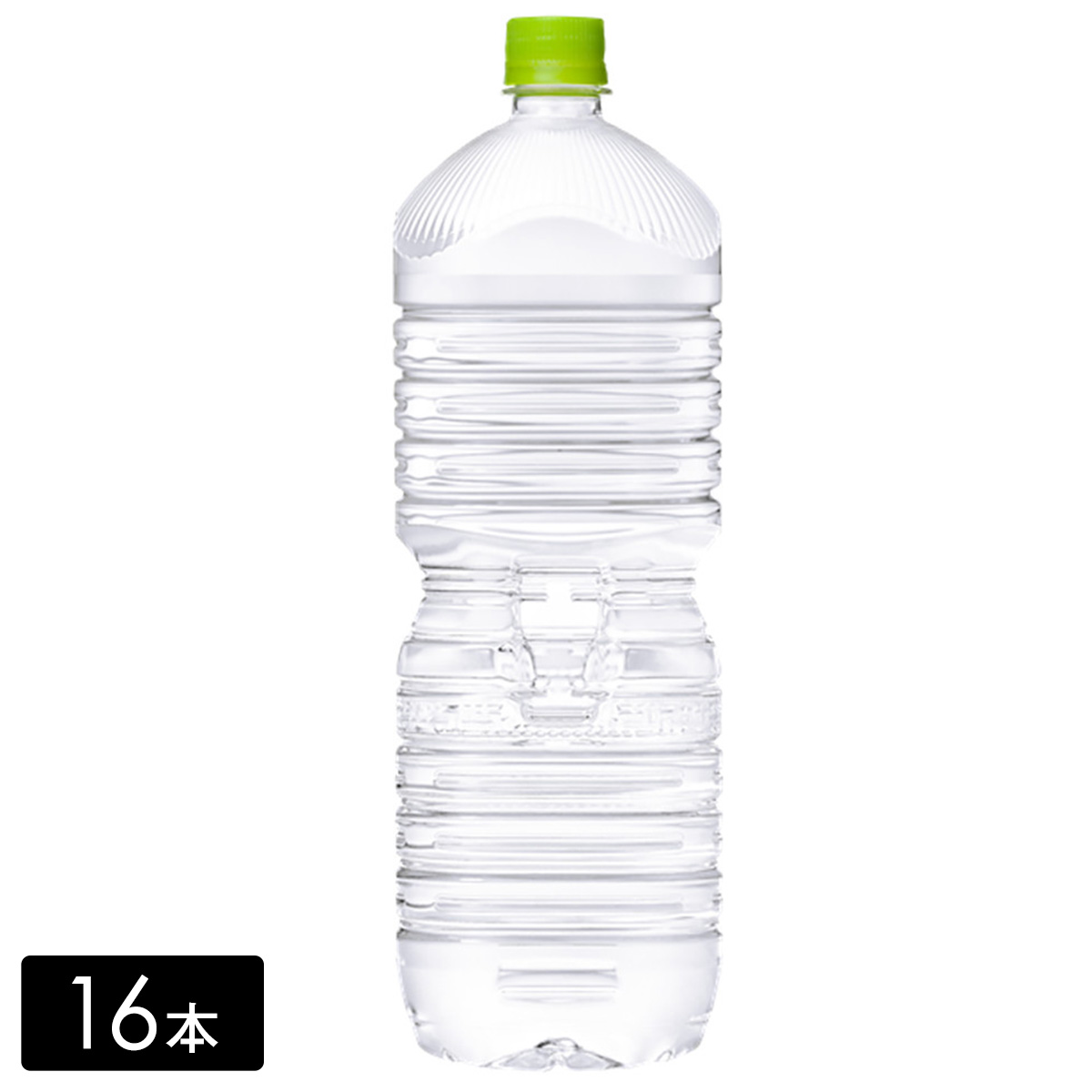 [送料無料]い・ろ・は・す天然水 ラベルレス 2L×16本(8本×2箱) いろはす 水 ミネラルウォーター  ペットボトル ケース売り備蓄 水ストック エコ まとめ買い