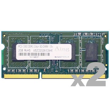 DDR3L-1600 204pin SO-DIMM 8GB×2 LV