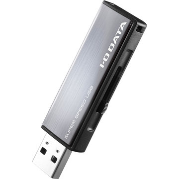 USB3.1 アルミボディUSBメモリー ダークシルバー 16GB