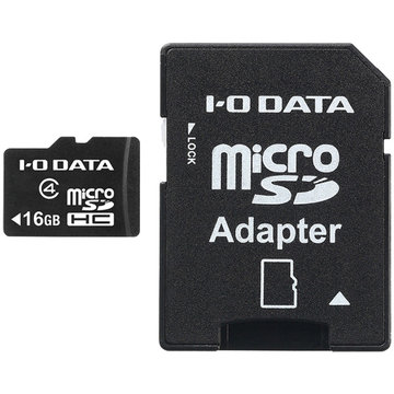 Class 4対応 microSDHCメモリーカード 16GB