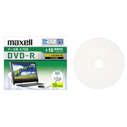16Xデータ用CPRM対応DVD-R 4.7GB 10P