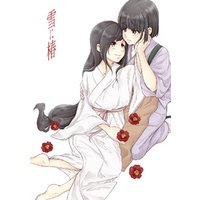 雪に椿