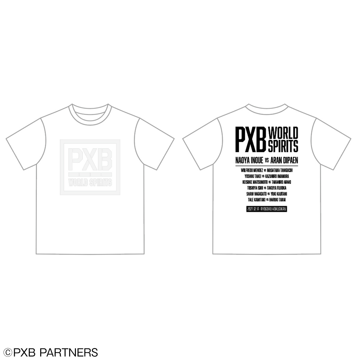 PXB WORLD SPIRITS オリジナルTシャツ（白）LL