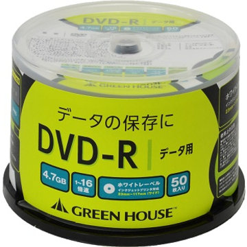 DVD-R データ用 4.7GB 1-16x 50Pスピンドル